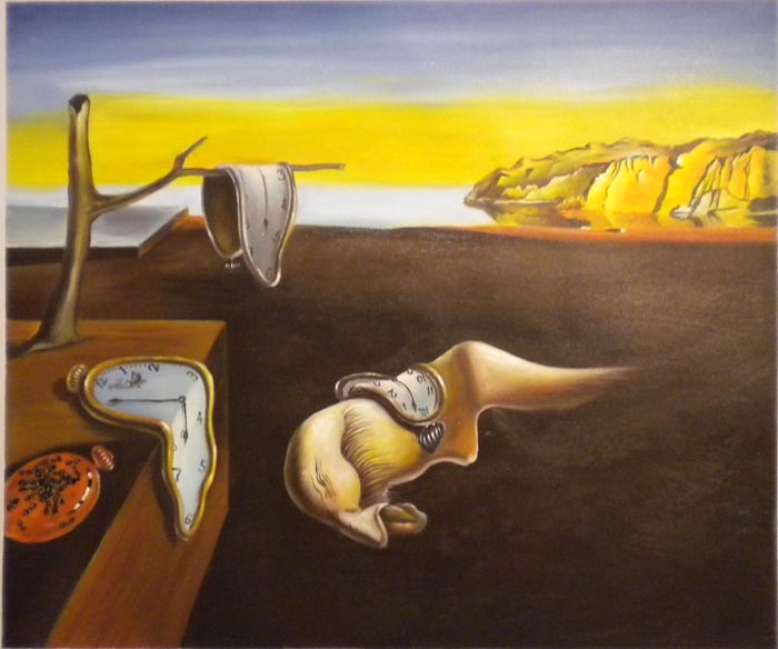 store falso d'autore La persistenza della memoria di Salvador Dali